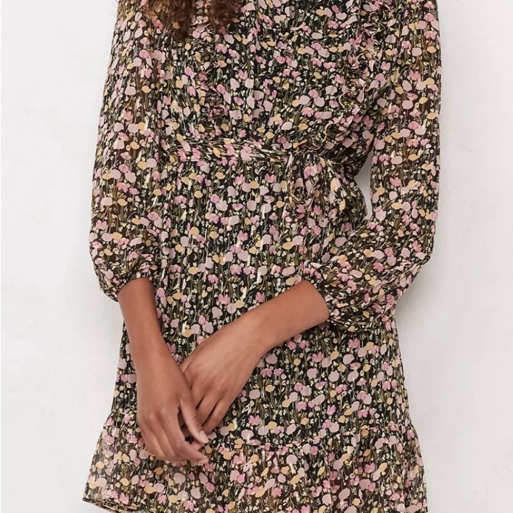 Women's LC Lauren Conrad Ruffle Button Front Mini Dress